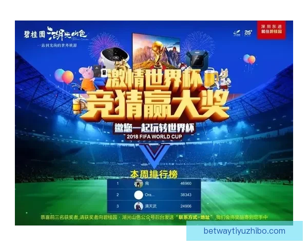 世界杯竞猜大奖平台开启全新赛事挑战助你赢取丰厚奖金奖励